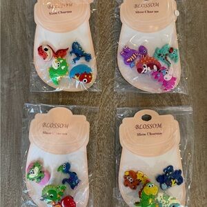 Party Pack- Blossom Dion Light up Shoe Charms - Assorted Brights- Set of 4